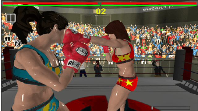 Real 3D Women Boxing