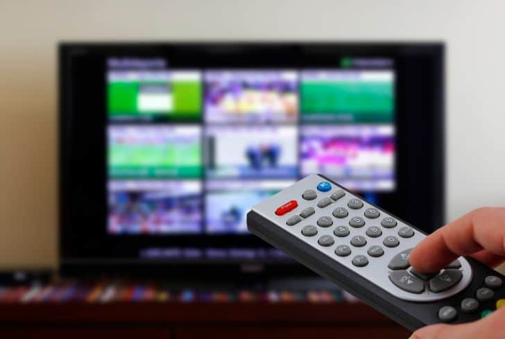 turning-on-tv-using-remote